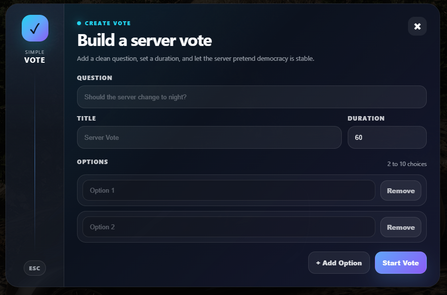 SimpleVoting product banner
