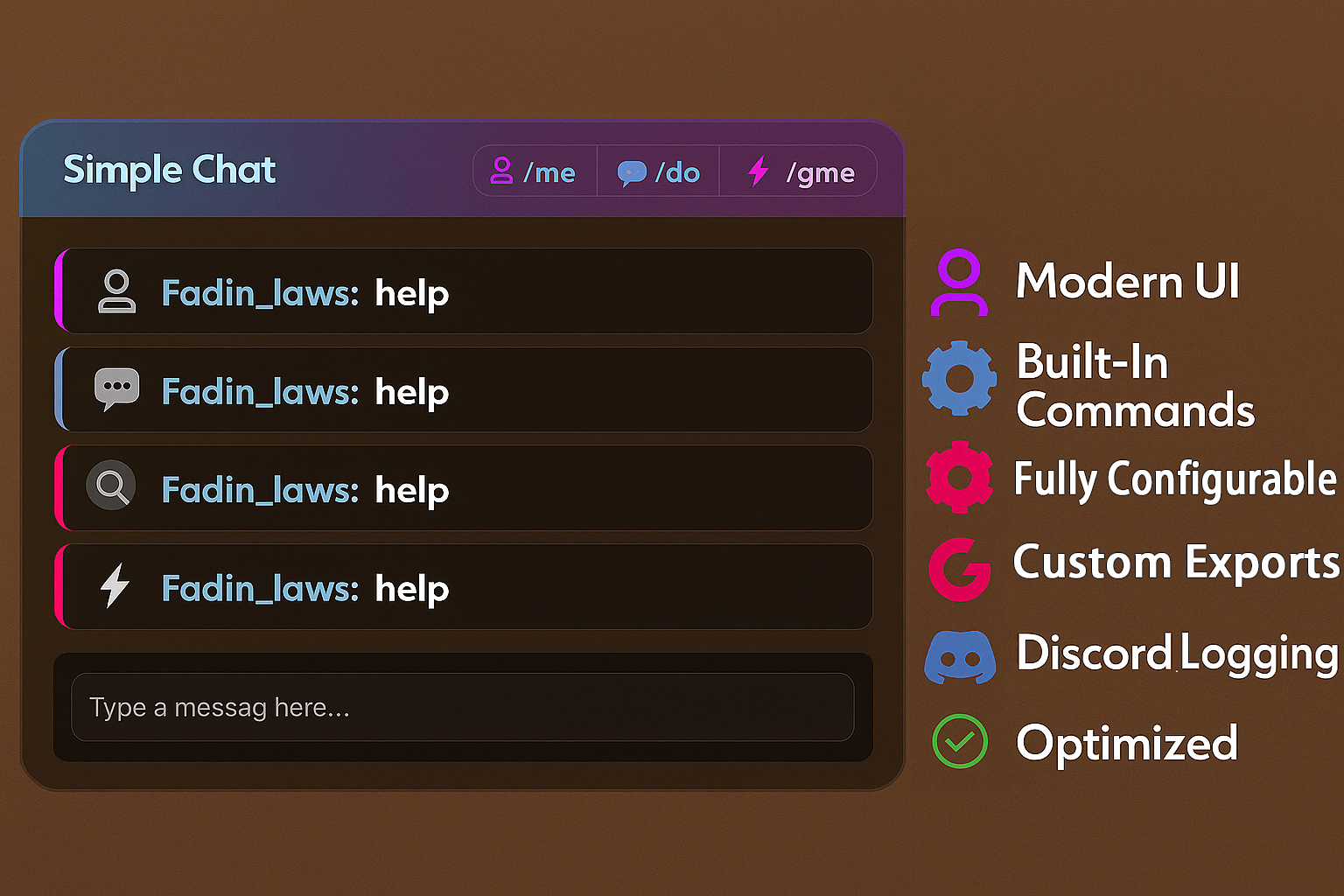 SimpleChat product banner