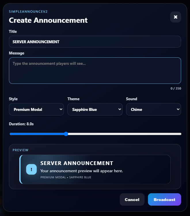 SimpleAnnouncev2 product banner